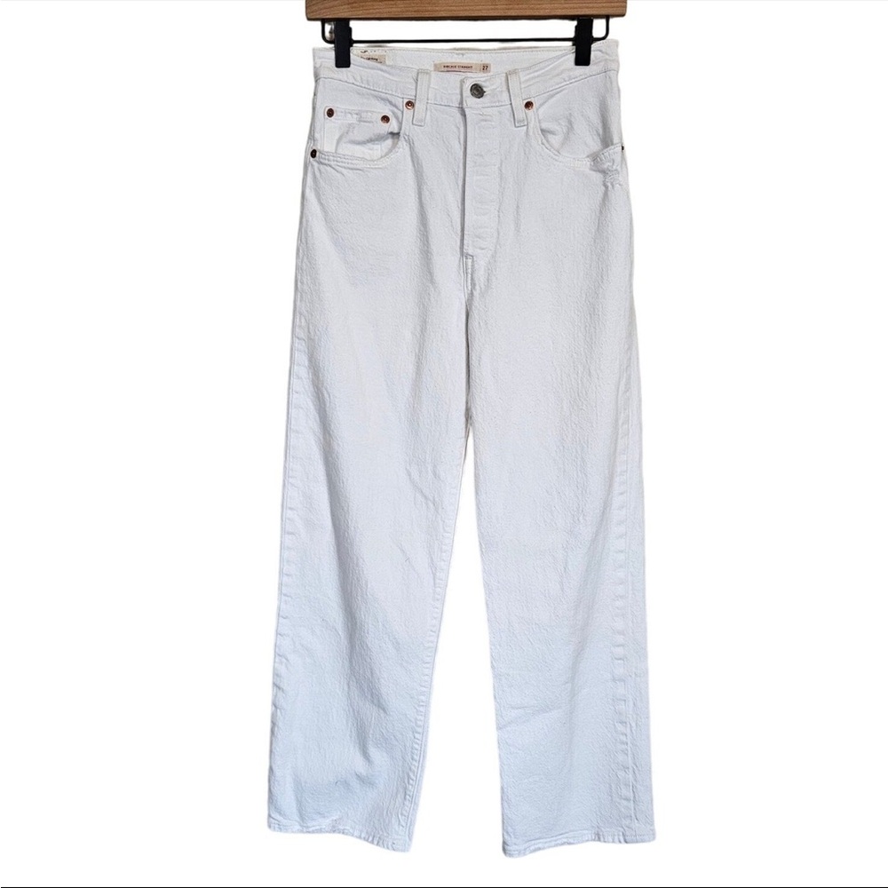Levi’s Ribcage Straight Jeans 27 White
